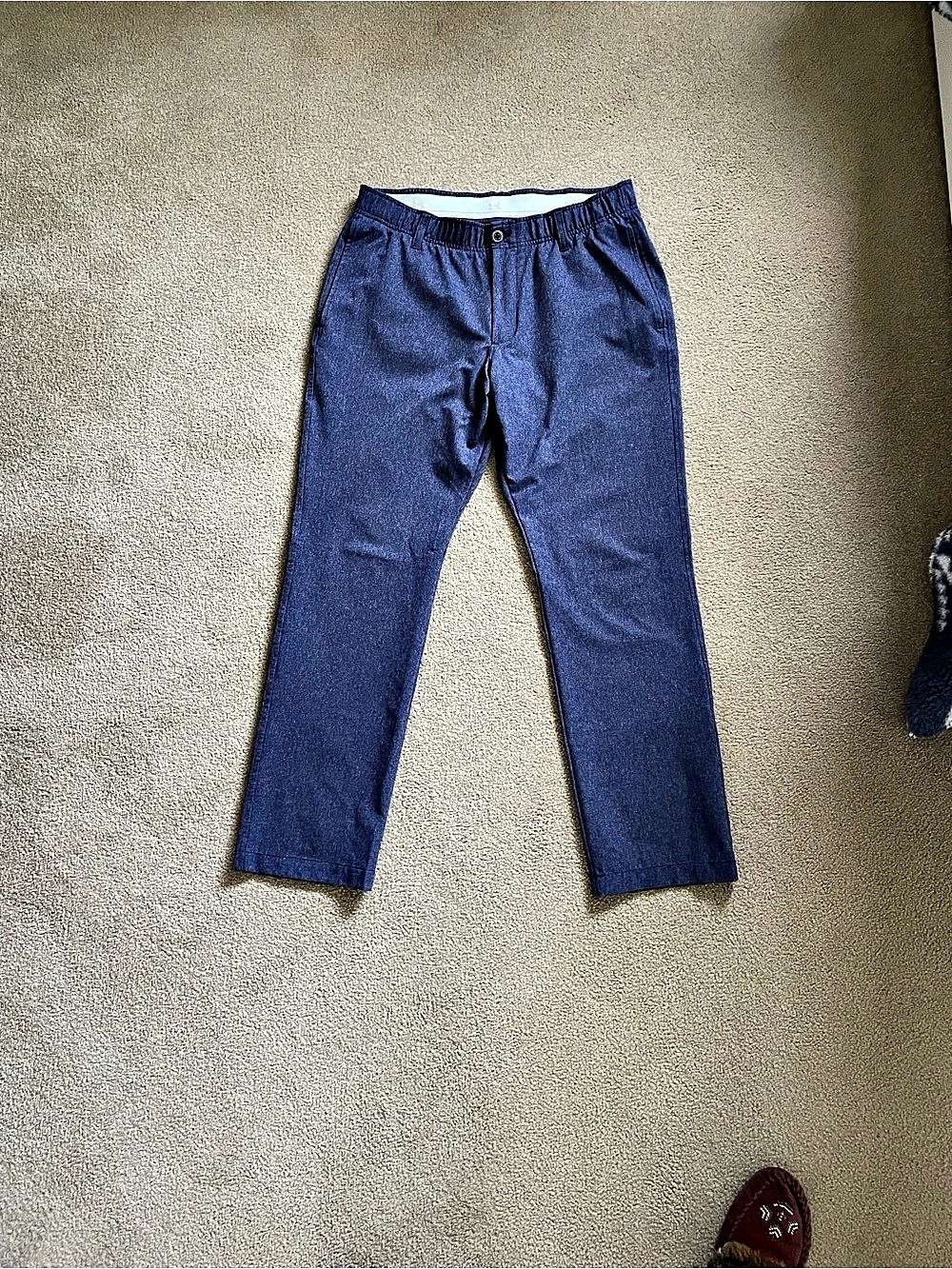 Under Armour Match Play Taper Golf Pants Blue Waist 34/30